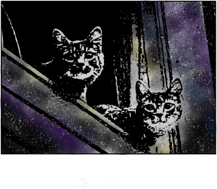 Galaxy Cats Magnet