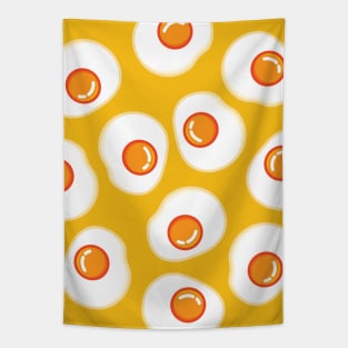 Eggs | Cute | Orange Tapestry