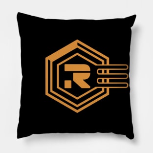 Recognizer- Orange Lines Pillow