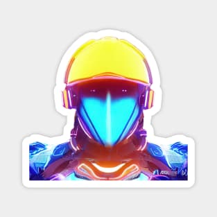 Futuristic avatar Magnet