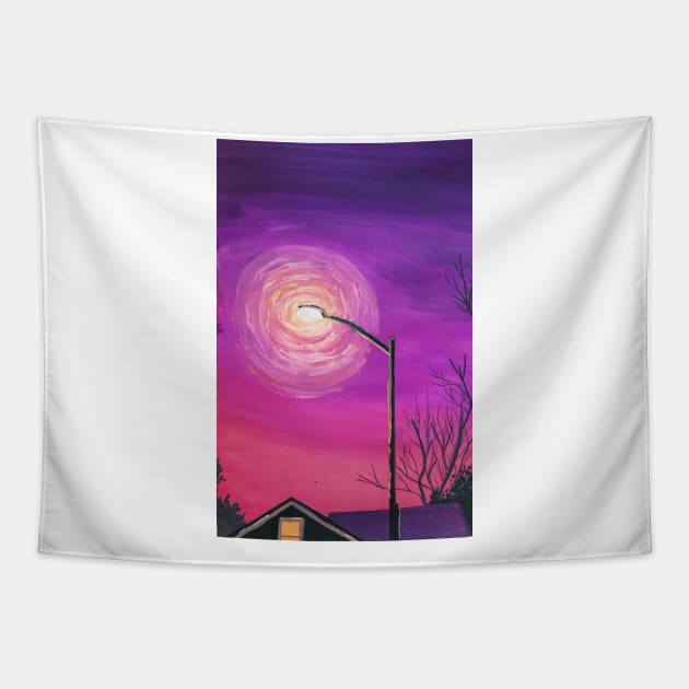 Purple Sky Tapestry by emmawtj