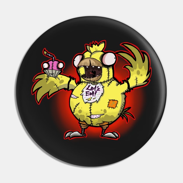 Invader Chica Pin by Bat13SJx