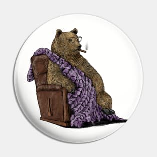 Lazy Bear Pin