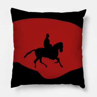 For a Few Dollars More – Title Graphic (red) Pillow