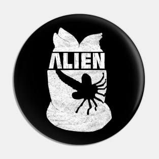 Hatched Alien Egg Pin