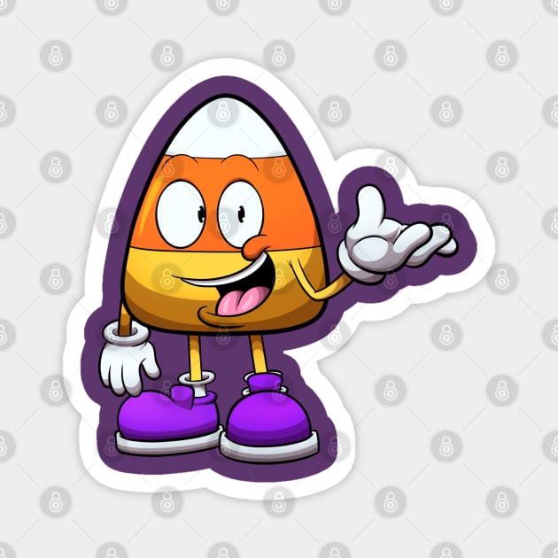 Cute Friendly Candy Corn Magnet by TheMaskedTooner