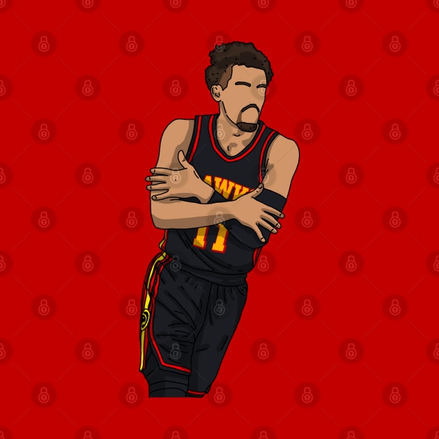 Trae Young Ice Cold by Luna Illustration