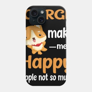 Corgi Make Me Happy (221) Phone Case