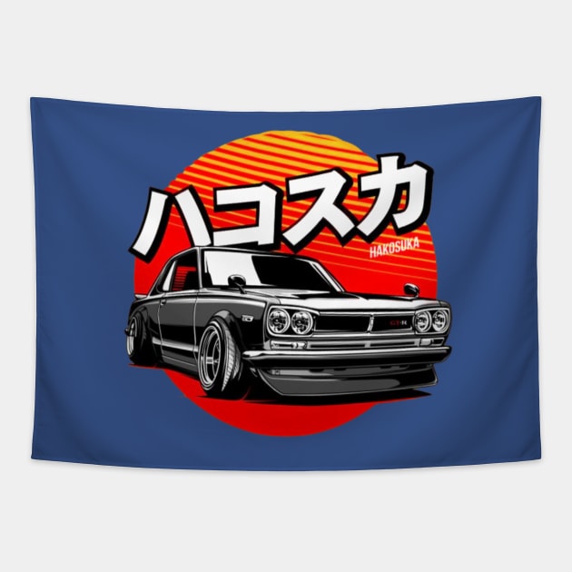 Hakosuka Skyline GTR Tapestry by MOTOSHIFT