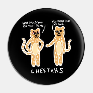 Cheetahs (White) Pin