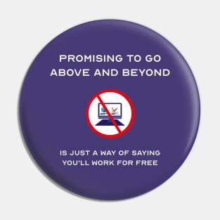 Above and Beyond Pin