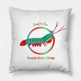 Peacock Mantis Shrimp Pillow