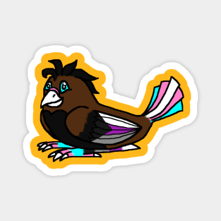 Demisexual Pride Bird Magnet