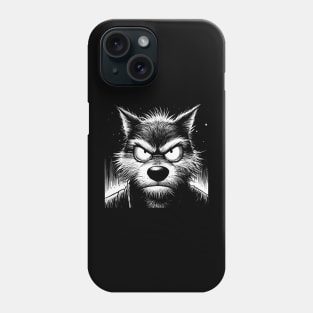 Angry Wolf Phone Case