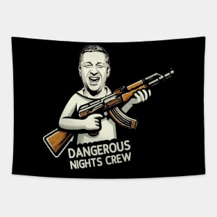 Dangerous Nights Crew // Tim Robinson Fan Art Tapestry