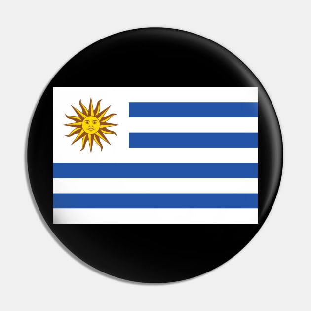 Uruguay Pin by Wickedcartoons