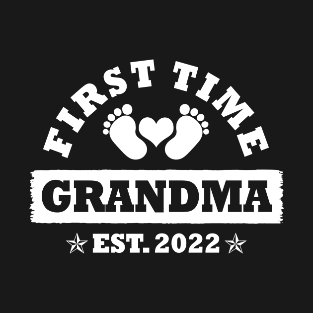 First Time Grandma Est 2022 Funny New Grandma Gift by Penda