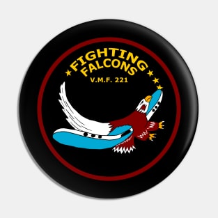 VMF 221 Fighting Falcons Pin