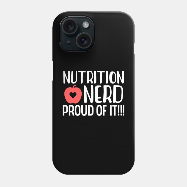 Nutrition Nerd Phone Case by The Jumping Cart