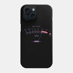 Volume VU Meter Purple - Musician Audio Engineer Analog Guitar Recording Studio Phone Case