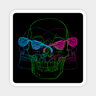 3 Skulls Magnet