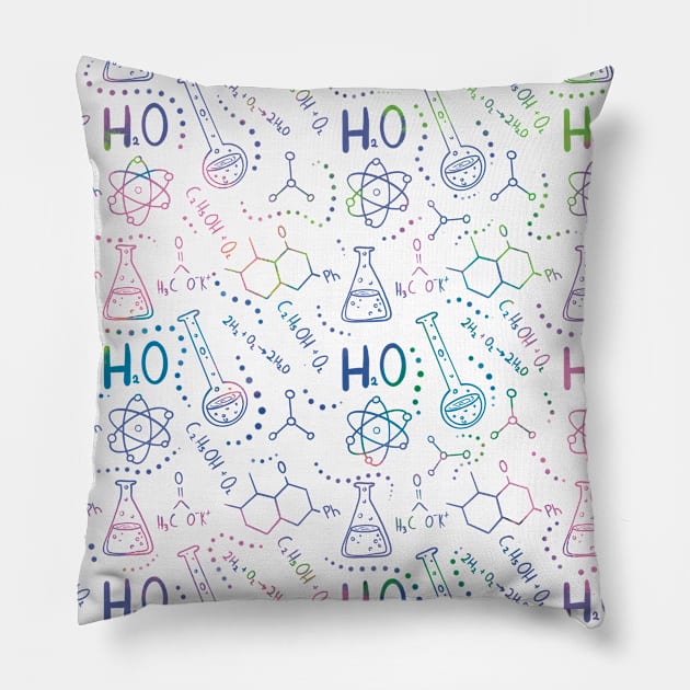 Chemistry Pillow by Xatutik-Art