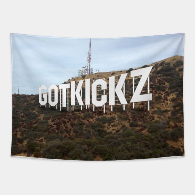 GOTKICKZ Logo (Mountain Sign) Tapestry by GOTKICKZ