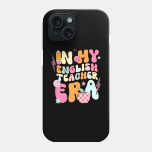 In My English Teacher Era Back To School Groovy Grammar Phone Case