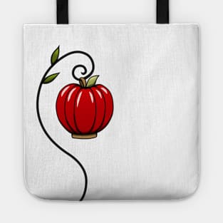 Apple | Lantern | Red Green Tote