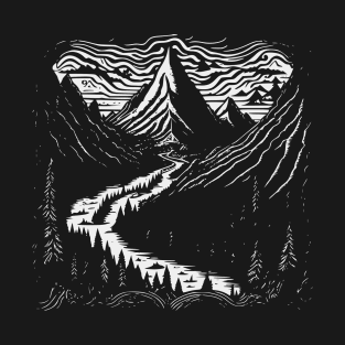 Mountains Rivers T-Shirt