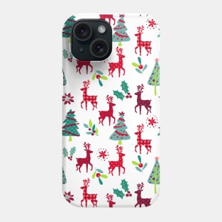 Christmas Reindeers 40 Phone Case