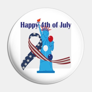 Happy 4th of july Pin