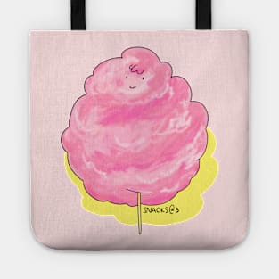 Fluffy pink cotton candy Tote