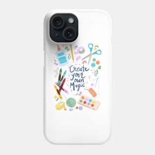 Create your own magic illustration Phone Case