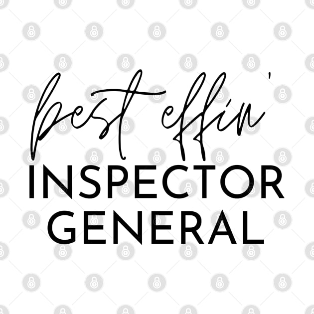 Inspector General Gift Idea For Him Or Her, Thank You Present by Pinkfeathers