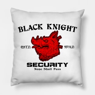 Black Knight Security (Alt Print) Pillow