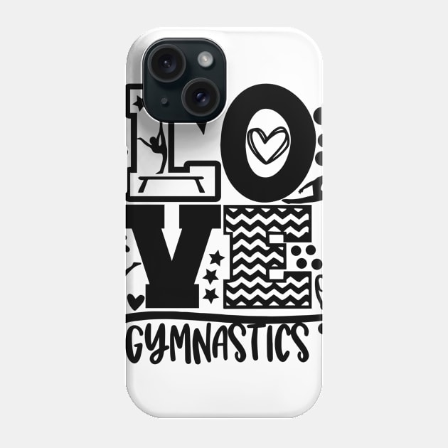 Love gymnastics Phone Case by p308nx