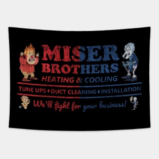 Miser Brothers // Retro Christmas Design Tapestry