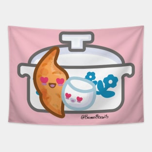 Kawaii Sweet Potato Casserole Tapestry