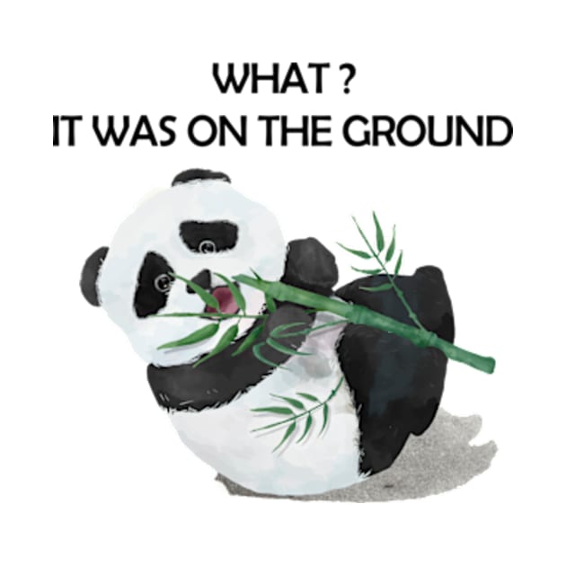 Panda Funny, What it was on the ground by Petko121212