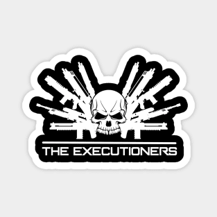 The Executioners - White Logo Magnet