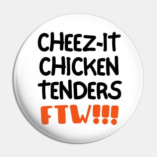 Cheez-it chicken tenders for the win! Pin