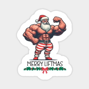 Santa Claus - Merry Liftmas Magnet