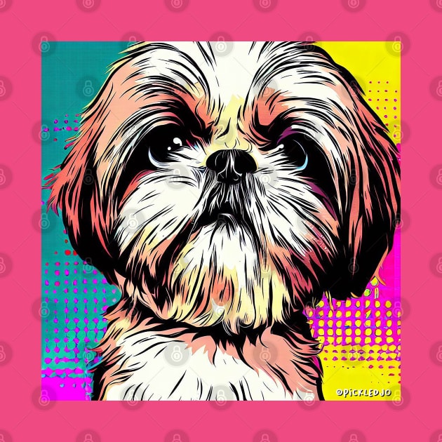 Shih Tzu Pop Art by Sketchy