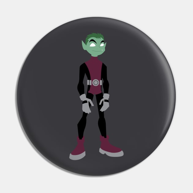 Teen Titans: Beast Boy Pin by ComicManiac