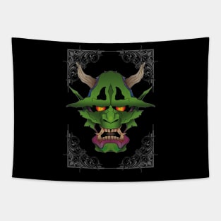 Green Oni Tapestry