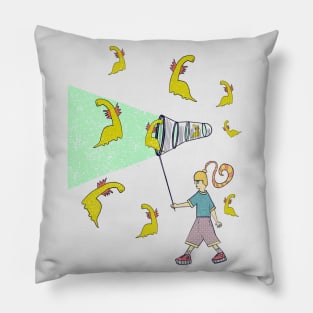 Dinosaur Tractor Beam Pillow