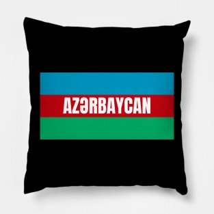 Azerbaijan Flag Colors Pillow