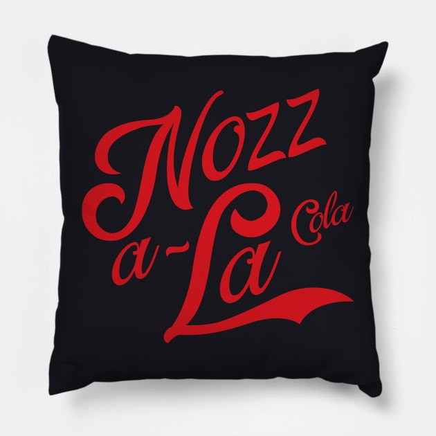 Nozz-a-La Cola Pillow by copyright75