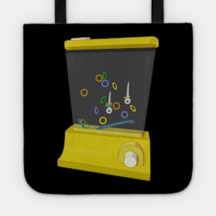 Yellow Waterful Ring Toss Tote